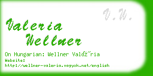valeria wellner business card